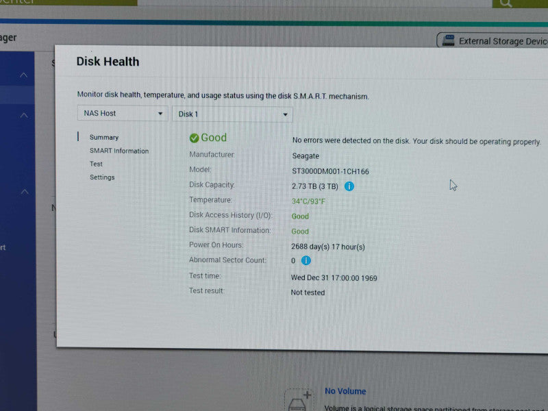 QNAP TS-231 2-Bay NAS Server with 1x 3TB HDD _
