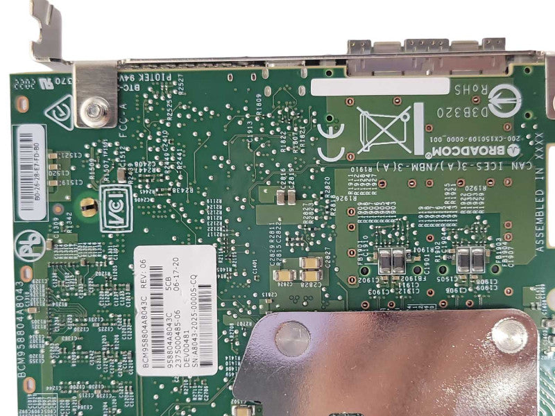 BROADCOM BCM958804A8043C Network Adapter, Full Height Bracket _
