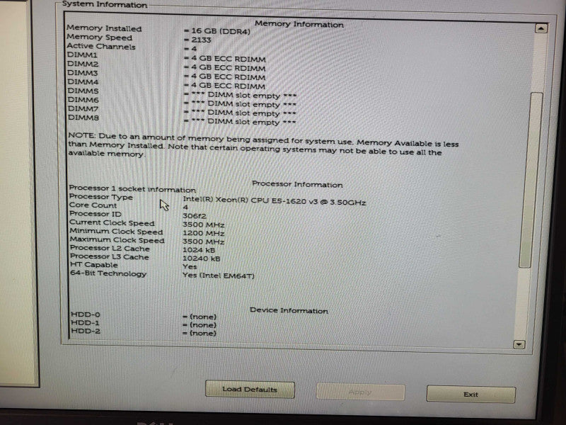 Dell Precision T5810 Xeon E5-1620 v3 @ 3.5GHz 16GB DDR4 K420 GPU Q$