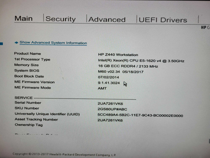HP Z440 Workstation | Xeon E5-1620 v4 @ 3.5GHz 16GB DDR4 GTX 750ti GPU READ $