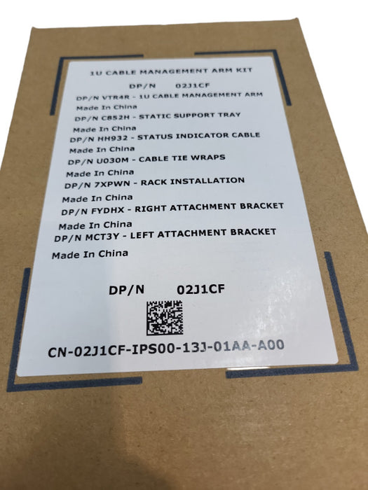 Dell 02J1CF 2J1CF 1U Cable Mgt Arm Kit for PowerEdge R320 R430 R620 R630 2-1 &