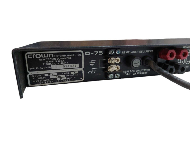 Crown Model: D-75  â