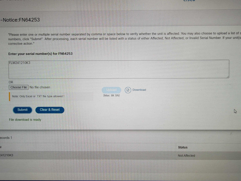 Cisco ISR4331/K9 Enterprise Service Router ISR4331 - NO CLOCK ISSUE _