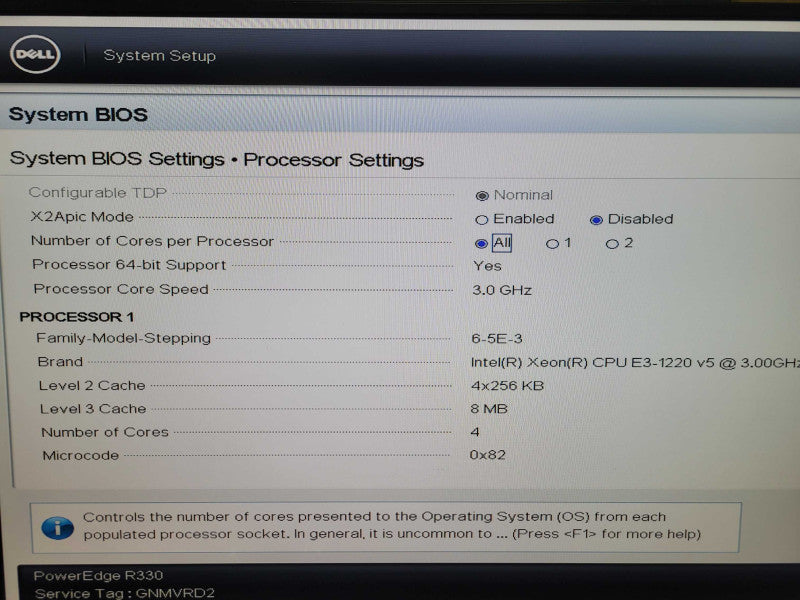 Dell PE R330 - Xeon E3-1220 v5 | 16GB | PERC H330 | 2x 350W PSU %