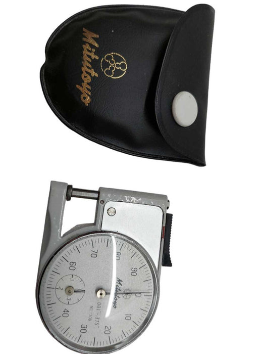 Vintage Mitutoyo Pocket Quick 1/64 Thickness Gauge w/case 7308 â