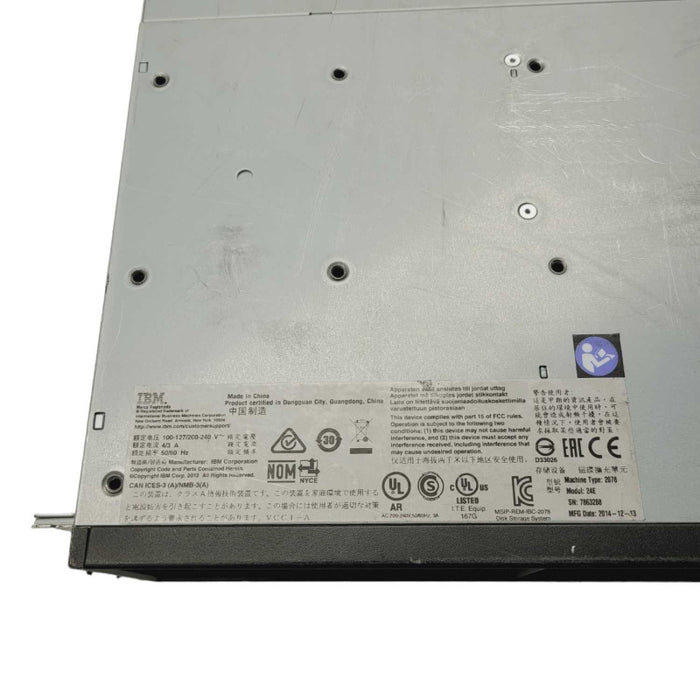 IBM Storwize V5000 2078-24E with 2x R0793-F0200-01 controller Plz READ  Q-