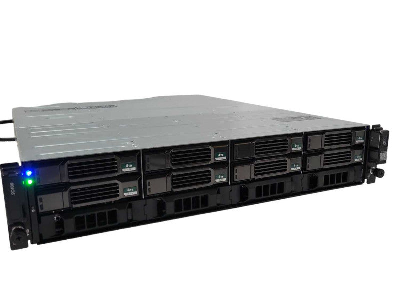 Dell SC400 Storage Array 12 X 3.5\\" Bays with 2x PSU, 2x 12G-SAS-4 controllers _