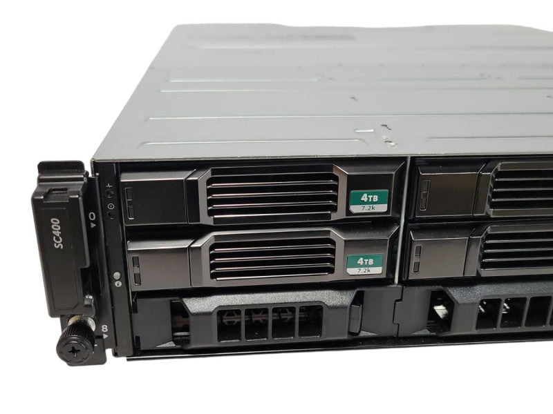 Dell SC400 Storage Array 12 X 3.5\\" Bays with 2x PSU, 2x 12G-SAS-4 controllers _