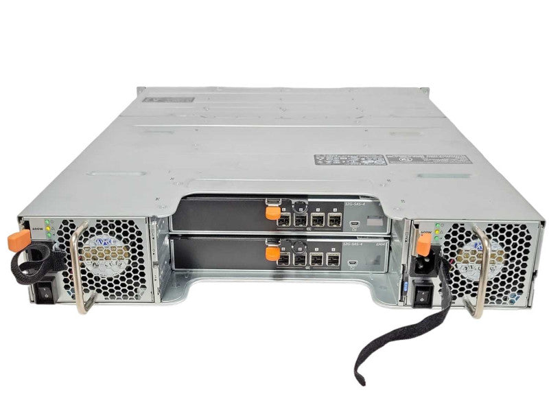 Dell SC400 Storage Array 12 X 3.5\\" Bays w/ 2x PSU, 2x 12G-SAS-4, 10x Trays _