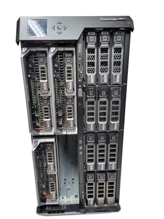 Dell PE VRTX / 3x M630 - 2x Xeon E5-2640 v3 | 64GB RAM - 4x 110W PSU %
