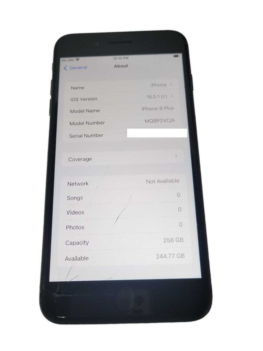 Apple iPhone 8 PLUS 256GB UNLOCKED _