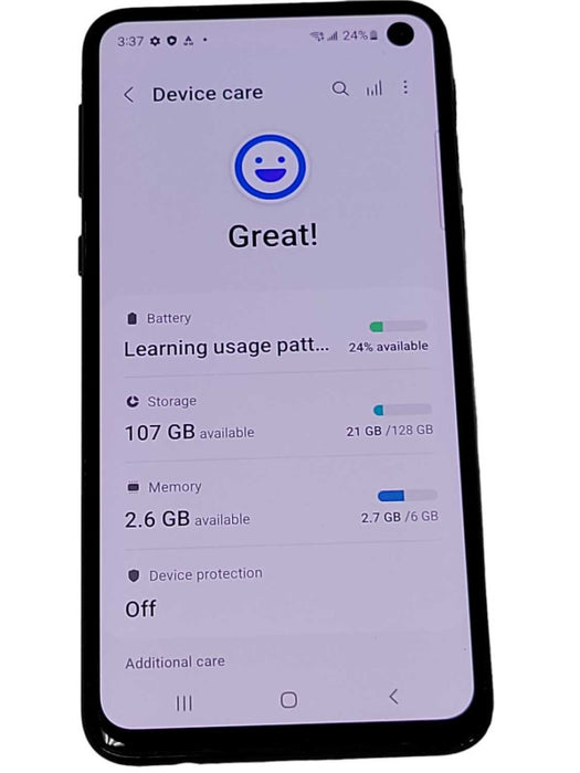 Samsung Galaxy S10e SM-G970U 128GB UNLOCKED Q_
