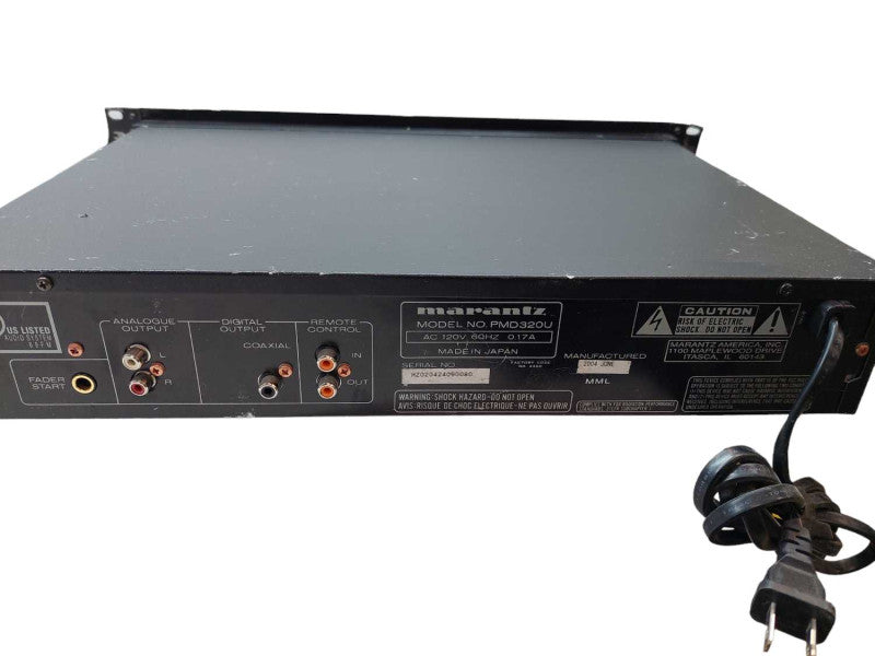 Marantz Rack Mountable Compact Disc Player Model: PMD320U  =
