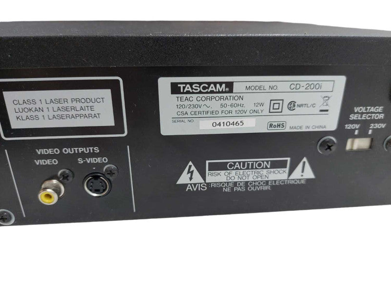 Tascam CD-200i with Ipod Dock  â
