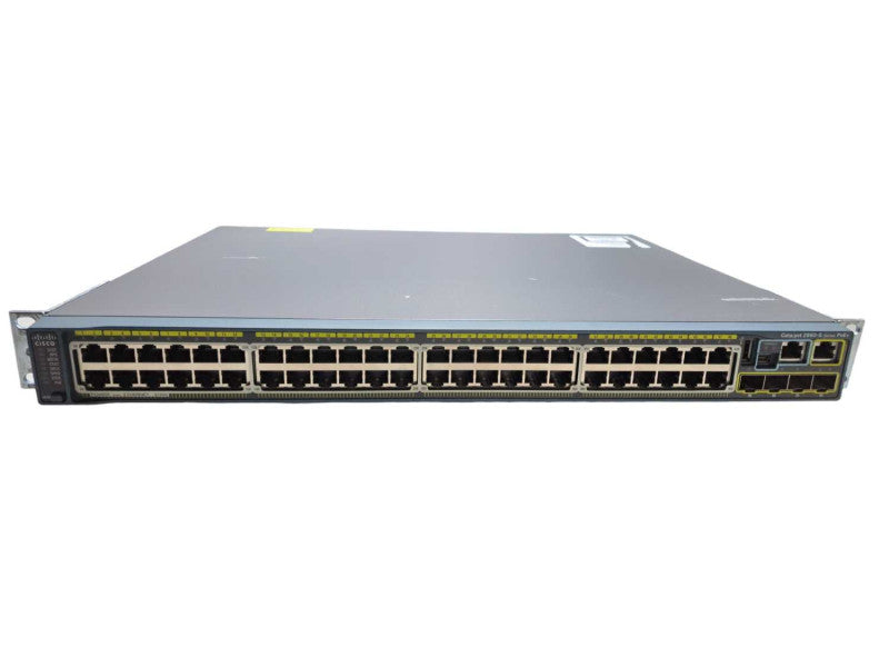 Cisco WS-C2960S-48LPS-L | 48-Port Gigabit PoE+ Managed Switch w/ Stack Q)