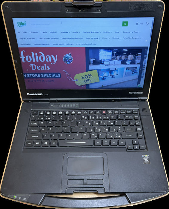 Panasonic TOUGHBOOK CF-54 Intel i5-5300U@2.3GHz 16 GB RAM 256GB SSD 13850 Hrs