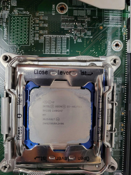 HP ProLiant BL660c Gen9 Blade with 4x Xeon E5-4627v3 CPUs, No RAM/HDD, SEE Q_