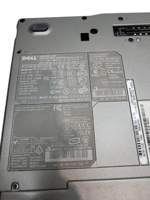 Dell Latitude D610 14\\" Intel Pentium M @1.60GHz PP11L Vintage laptop &