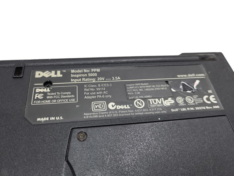 Vintage Dell Inspiron 5000 Pentium III Model PPM Vintage Laptop &