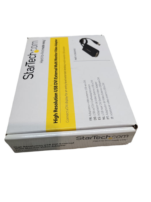 StarTech High Res USB DVI External Multimonitor Video Adapter, new Q&