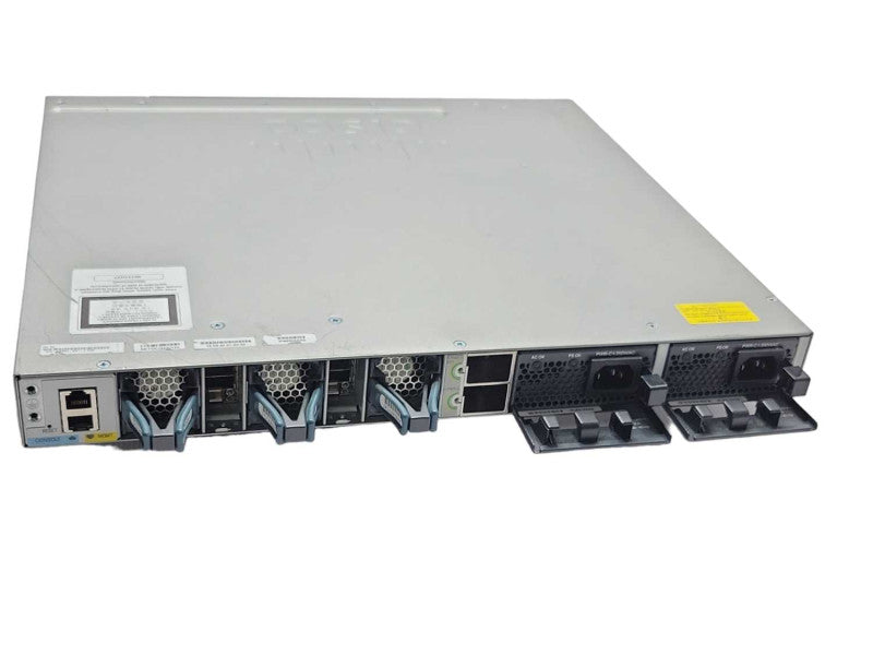 Cisco WS-C3850-24T-E 24-Port  Gigabit Switch, 2x PSU, C3850-NM-4-1G Q_