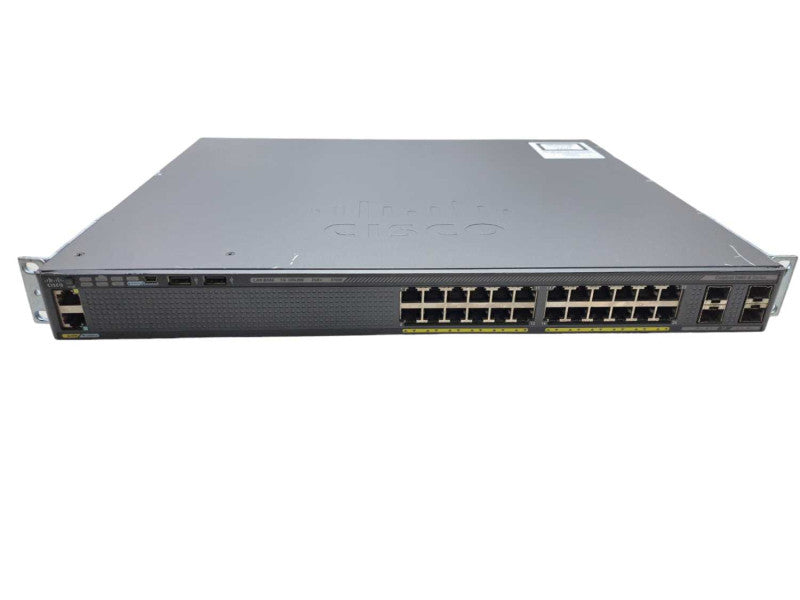 Cisco WS-C2960X-24PS-L | 24-Port Gigabit PoE+ 370W Switch | + Stacking Module )
