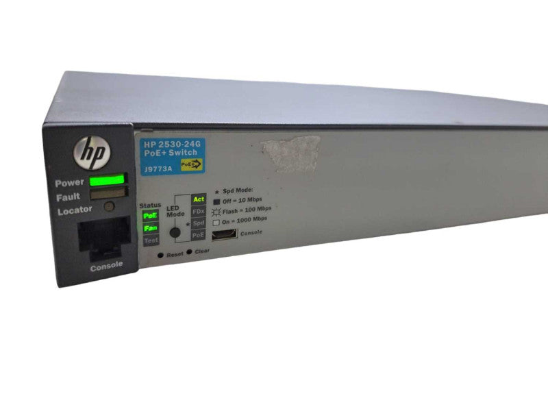 HP J9773A | 2530-24G-PoE+ | 24 Port Gigabit PoE+ w/ 4x SFP Switch )