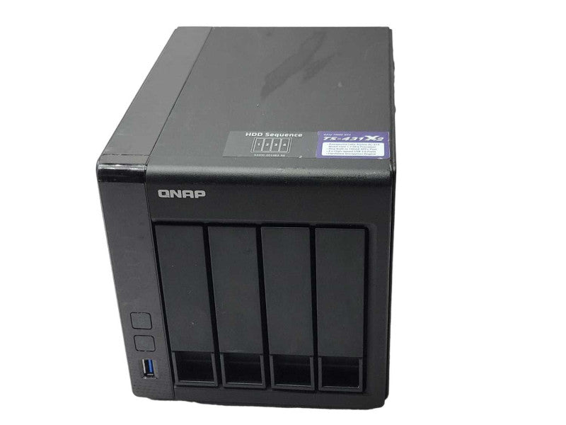 QNAP TS-431X2 4-Bay NAS Enclosure with 4x HDD Trays, No HDD _
