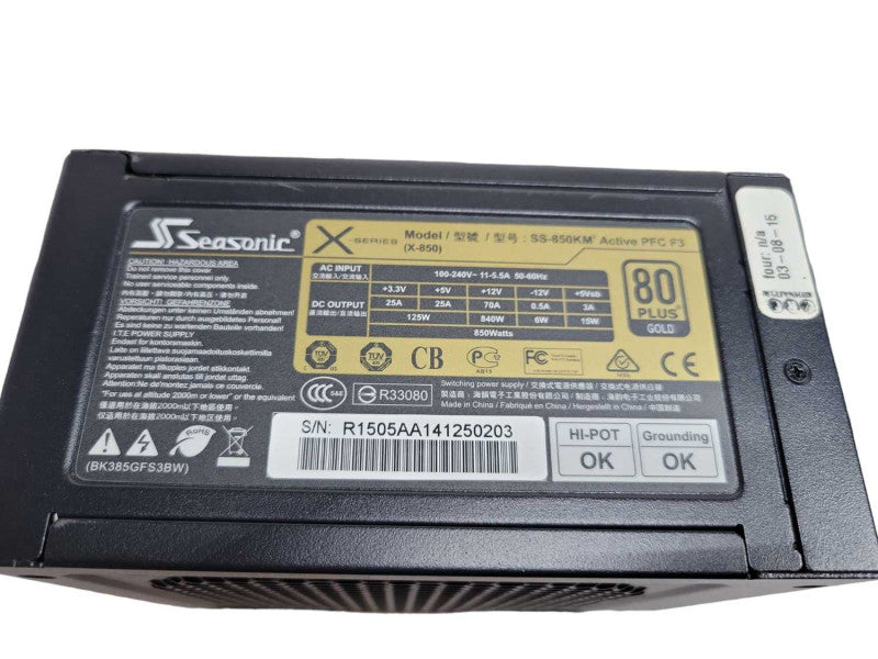 Seasonic X-850 - 850W Modular PSU %
