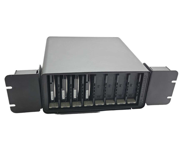 Data Robotics Drobo B800i 8-Bay 2x iSCSI USB type B NAS/DAS 4x 1TB HDDs Q_