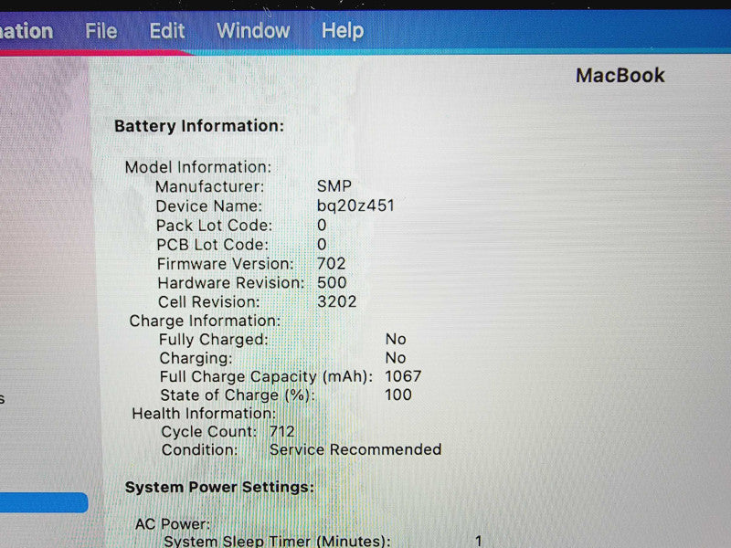 Apple Macbook Retina 2015 12\\" Core M-5Y51 @ 1.1GHz 8GB DDR3 500GB SSD [Read] (