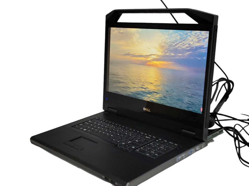 Dell 18.5\\" WXGA 1U KVM Rackmount LED Console w/ Cables 0C0NNT _