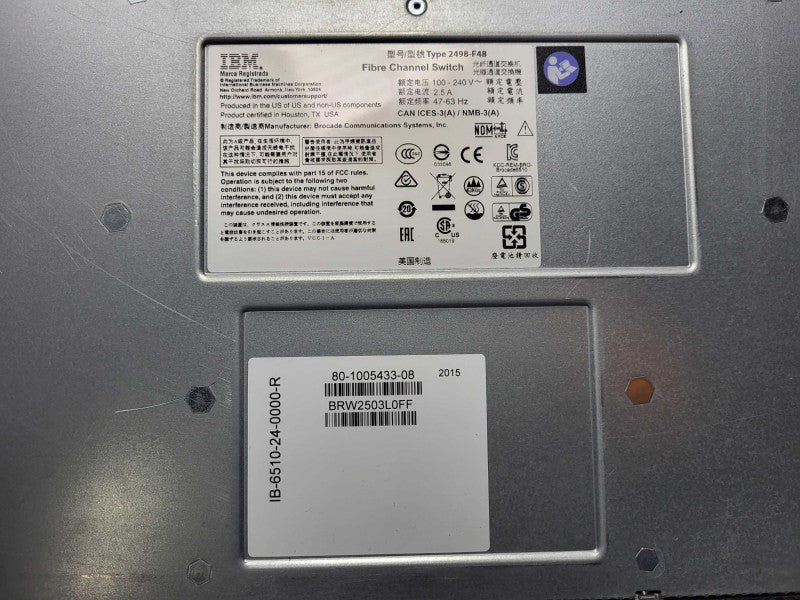 IBM System Storage Switch SAN48B-5 16Gbit 2498-F48 Q$