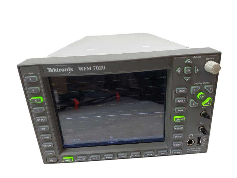 Tektronix WFM Waveform Monitor OPT: SD HD CPS EYE AD PH =