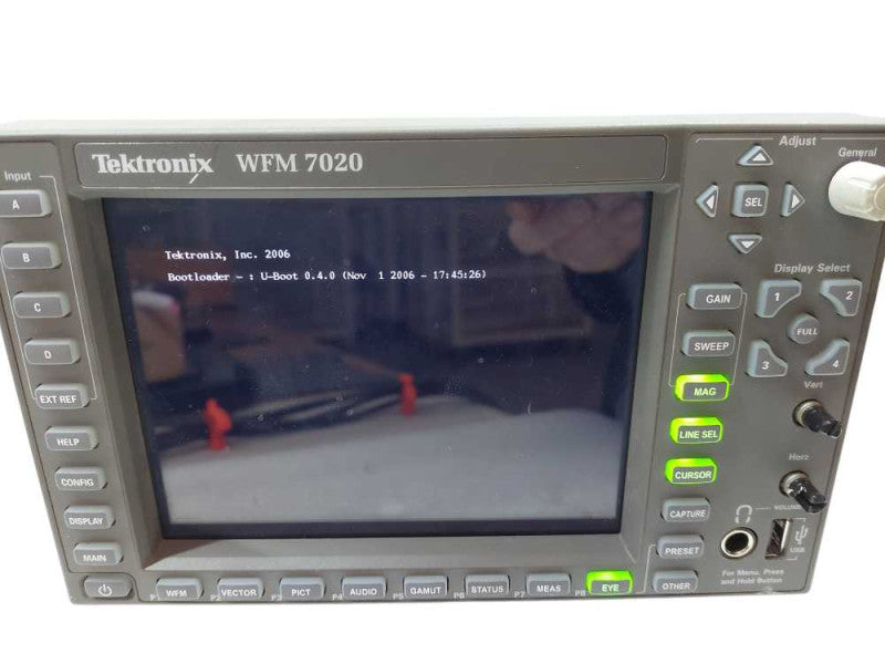 Tektronix WFM Waveform Monitor OPT: SD HD CPS EYE AD PH =