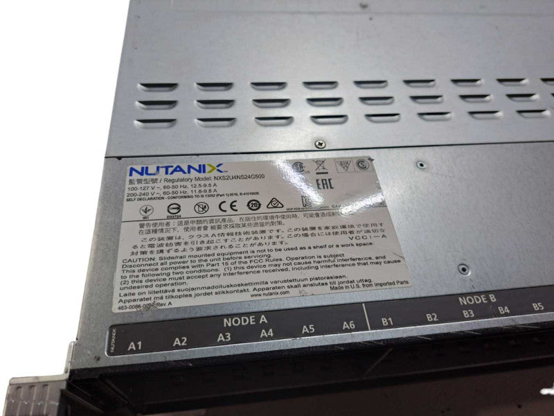 Nutanix 4x Node Server | 2x Xeon E5-2680 v4 @ 2.40GHz 64GB DDR4 Per Node  )