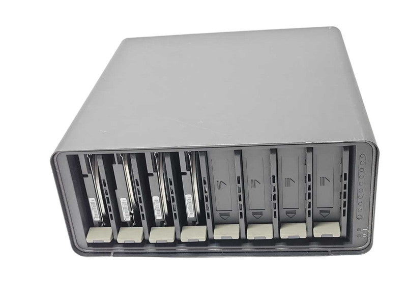 Data Robotics Drobo B800i 8-Bay 2x iSCSI USB type B NAS/DAS 4x 1TB HDDs READ _