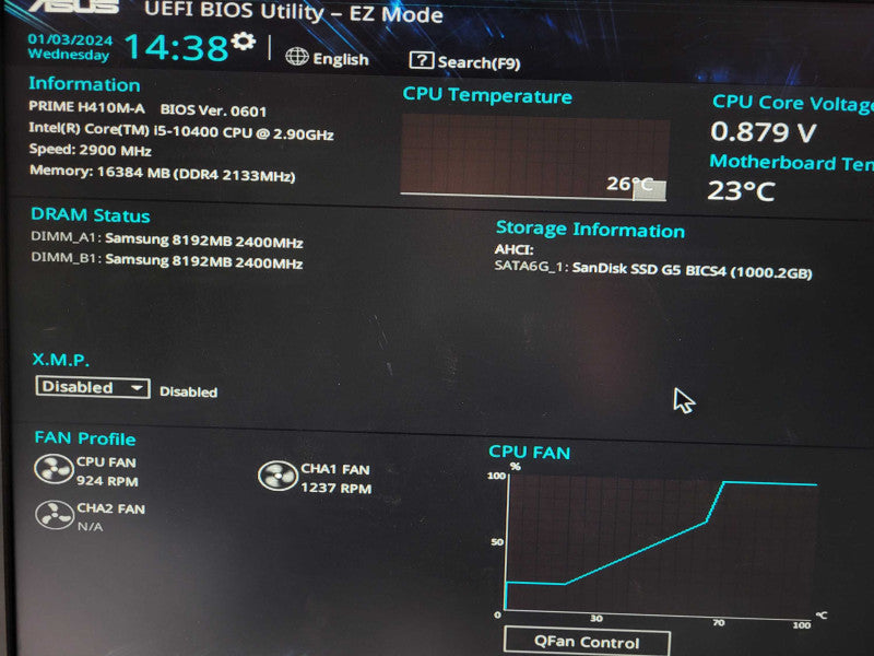 Custostom Desktop i5-10400 @ 2.9GHz 16GB DDR4 1TB SSD $