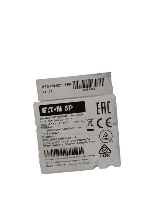 Eaton 5P Model: 5P1550iR Rack Mountable 1U UPS with LCD Screen  Qâ