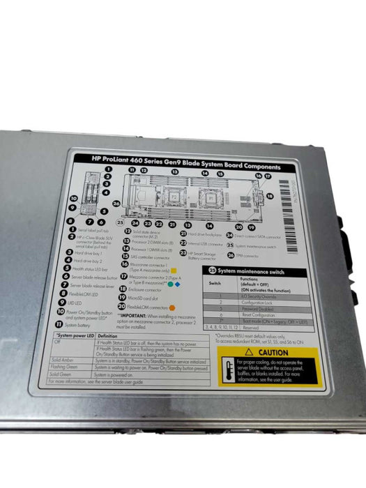 HP ProLiant 460 Blade - Xeon E5-2660 v3 | 16GB RAM | NO HDD/Caddies Q%