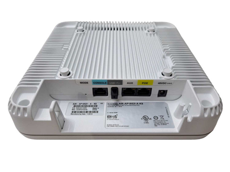 Cisco AIR-AP1852I-A-K9 | Dual Band AC Wireless Access Point | Factory Reset Q)