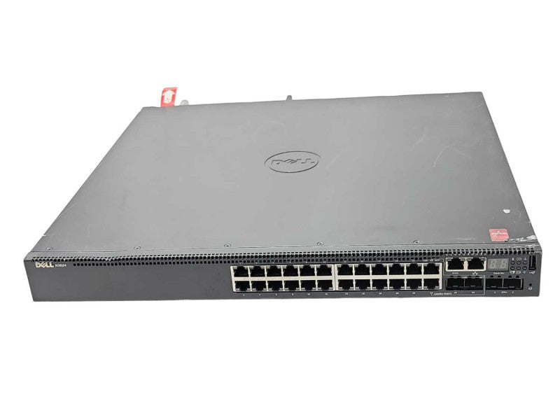 Dell Networking N3024 24-Ports 2-SFP+ 10GbE Managed Network Switch, READ _