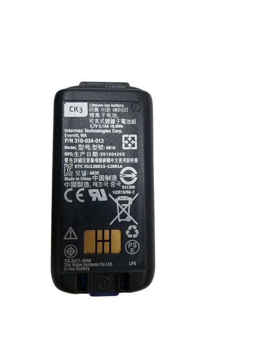 Intermec Handheld Barcode Scanner Model: CK3XAA4M000W4100 =
