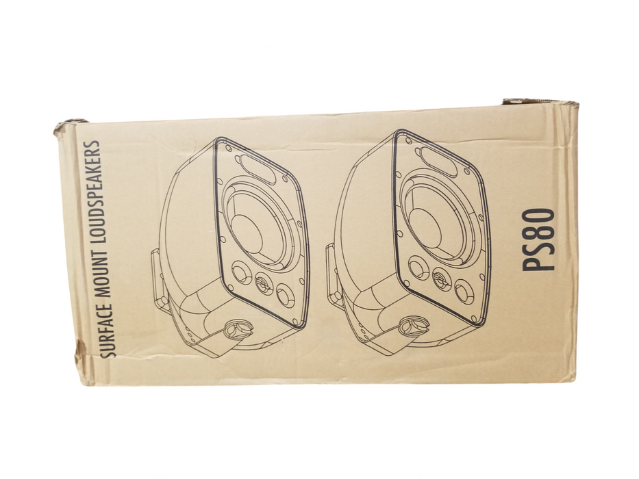 Origin Acoustics PRO PS80B Surface Mount Speakers PAIR