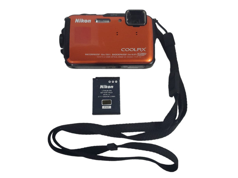 Nikon Coolpix AW110 16.0MP Digital Camera 18m Waterproof Q|