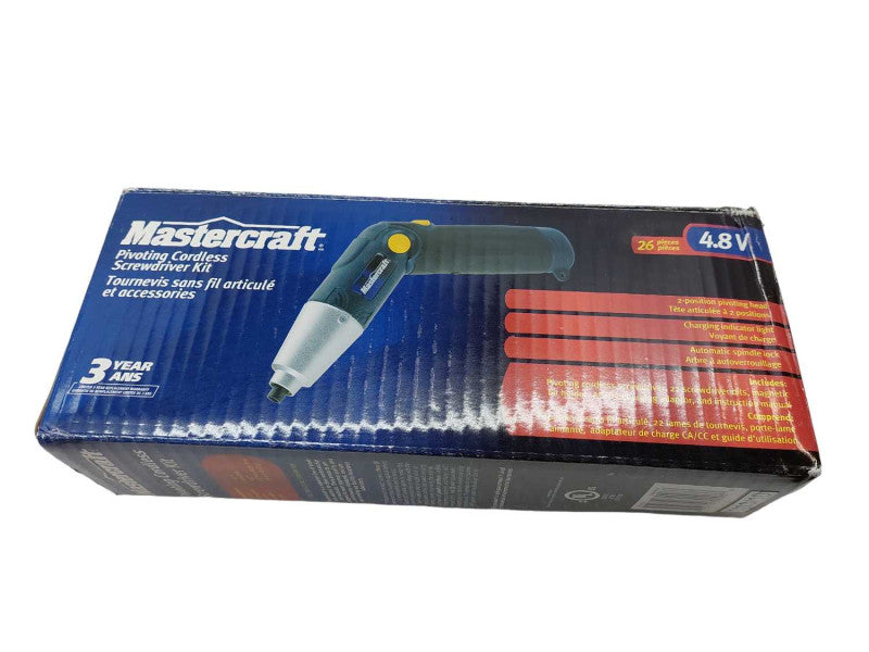 MasterCraft Pivoting Cordless Screwdriver 4.8V  â