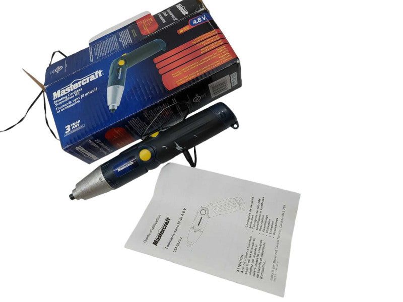 MasterCraft Pivoting Cordless Screwdriver 4.8V  â