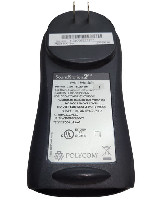 POLYCOM 2201-16020-601 F SOUNDSTATION 2 WALL MODULE &