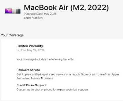 Apple Macbook Air 2022 13\\" Chip M2 8GB RAM 500GB SSD [A2681 - Read - Parts] (