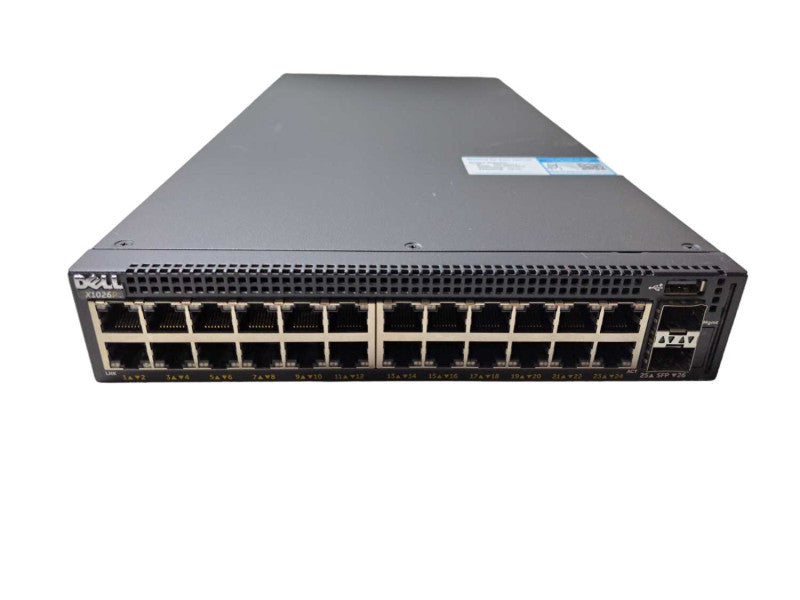 Dell X1026P E11W | 24-Port PoE Smart Managed Gigabit Ethernet Network Switch )